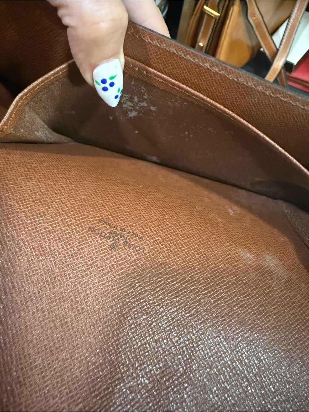 Louis Vuitton 1988 Monogram Chaillot Clutch Bag Vintage Made in France - Picture 12 of 12